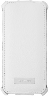 Чехол для iPhone 5 Viva Madrid Cubrir Faux Flip White